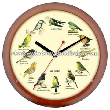 Bird Singing Wall Clock