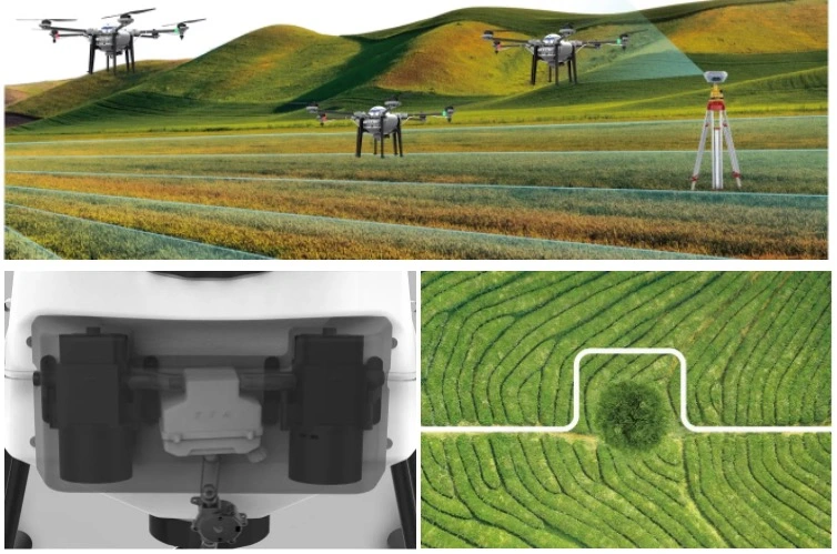 Multi Rotors Drones Agricultural Drones 10kg Uav for Farm Forest Sprayer Uav