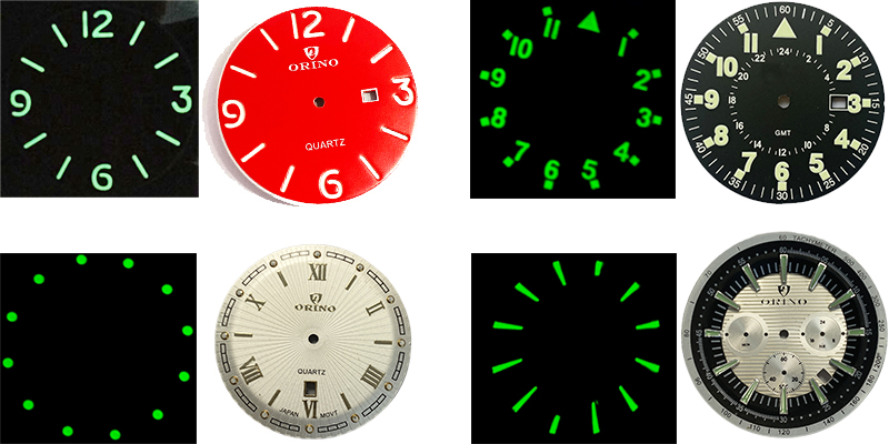 watch dial with luminous for watches