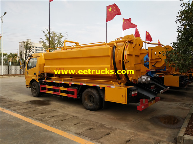 15m3 Dongfeng fecal kusafisha malori