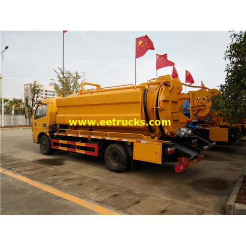 15m3 Dongfeng Fecal Cleaning Suction Trucks