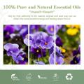 Óleo essencial violeta orgânico 100% puro para anti -inflamação, corpo, pele