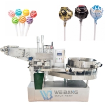 Hot Sale WB-120 Full Automatic Candy Lollipop Wrapper Packaging Machine