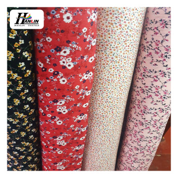 100% Polyester Stretch Moss Crepe Print Fabrics for Malaysia Hijab and Dress