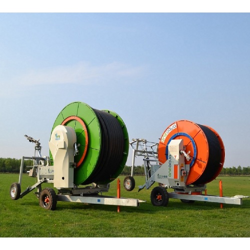 Pressurized hose reel irrigation system for sale