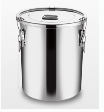 Stainless steel storage bucket