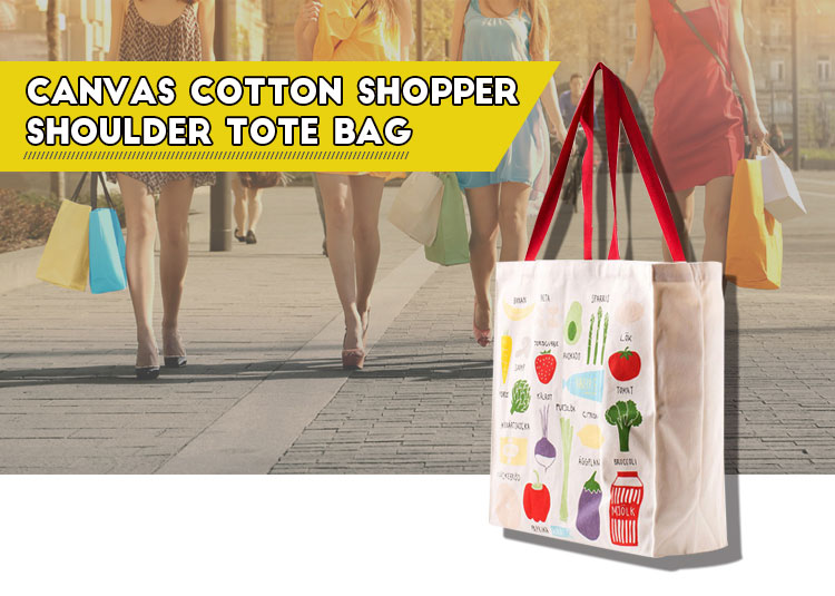 Bolsas de tela impressas personalizadas no atacado em compras