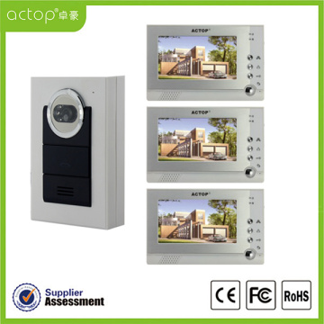 7 นิ้ว Night Vision Color Doorphone Video Intercom