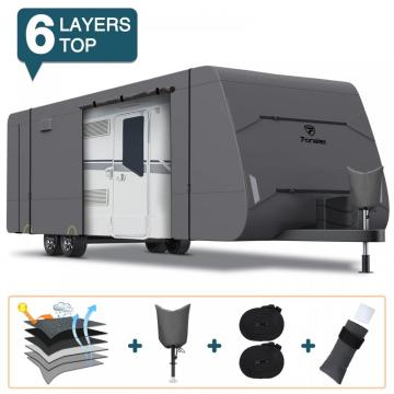 Heavy Duty 6 Layers Travel Trailer RV Cover