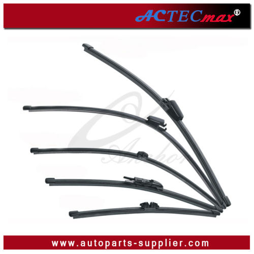 Auto flat windshield wipers