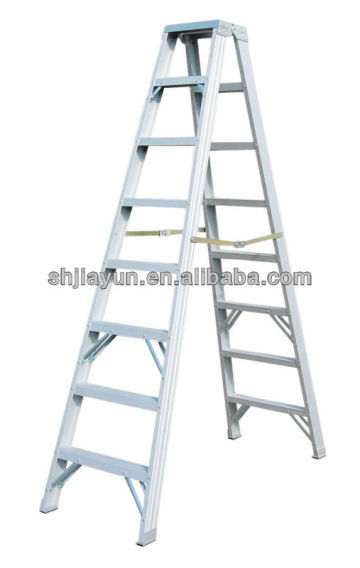 clear anodised 6063 aluminum ladder rungs extrusion profile