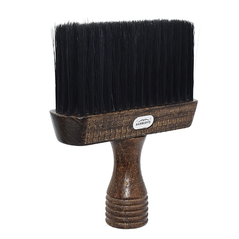 Neck Face Duster Brush Salon Hair Cleaning Wooden Sweep Brush Hairdressing Hair Cleaner Hairbrush Sweep Comb Tools