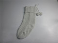 Stoking Natal Pompom Socks