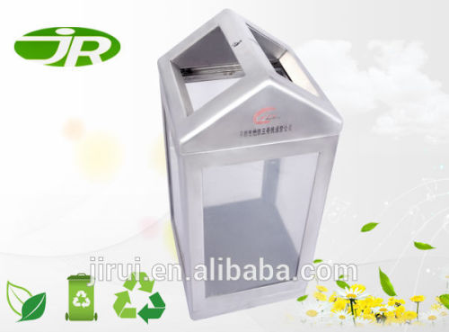 stand transparent garbage can for sales