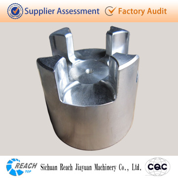 stainless steel mechanical transmission flexible jaw coupling