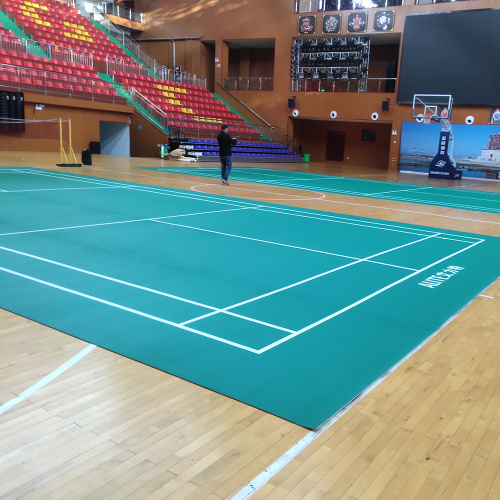 enlio PVC Indoor-Sportboden für Badmintonplatz