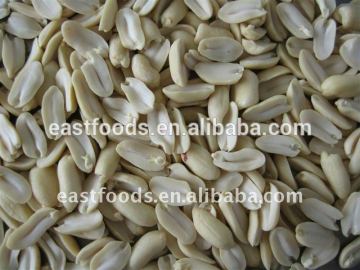 raw peanuts split