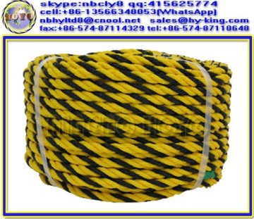 4 strands pe pp rope , pe mark rope , color poly cord for packing