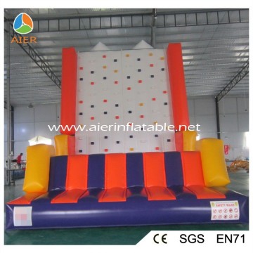 children inflatable rock climbing wall, inflatable rock climbing slide for sale