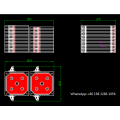 Various specifications of filter press plate drawings