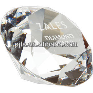 large diy crystal diamond award glass diamond by big size