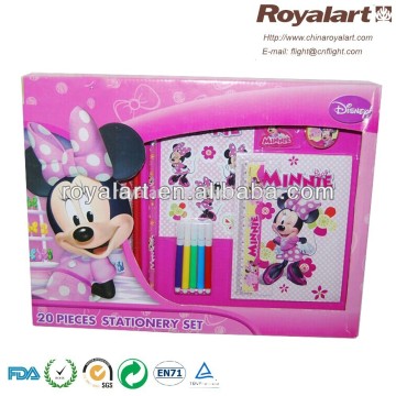 Cheap childrens stationery set, girl stationery set