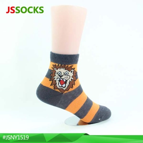 boys sexy stripe socks lion ankle socks with animal pattern