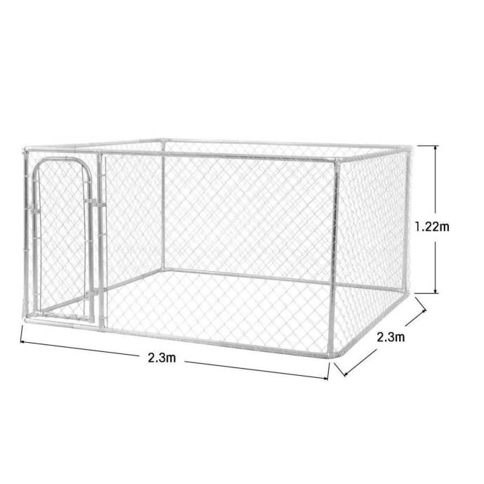 China High Quality metal dog cage 6' High run welded dog kennels and pet cage