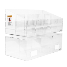 APEX Transparent Acrylic Display Case For Dolls Toys