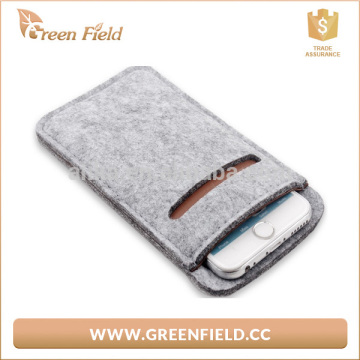 New felt wallet phone bag for mobile phone