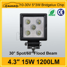 Waterproof 12V 24V 1200LM truck led work lamps