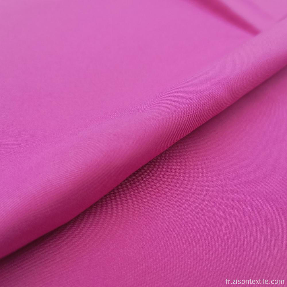 Nouveau Rose Rouge 100% Polyester Pongé Femmes Tissus