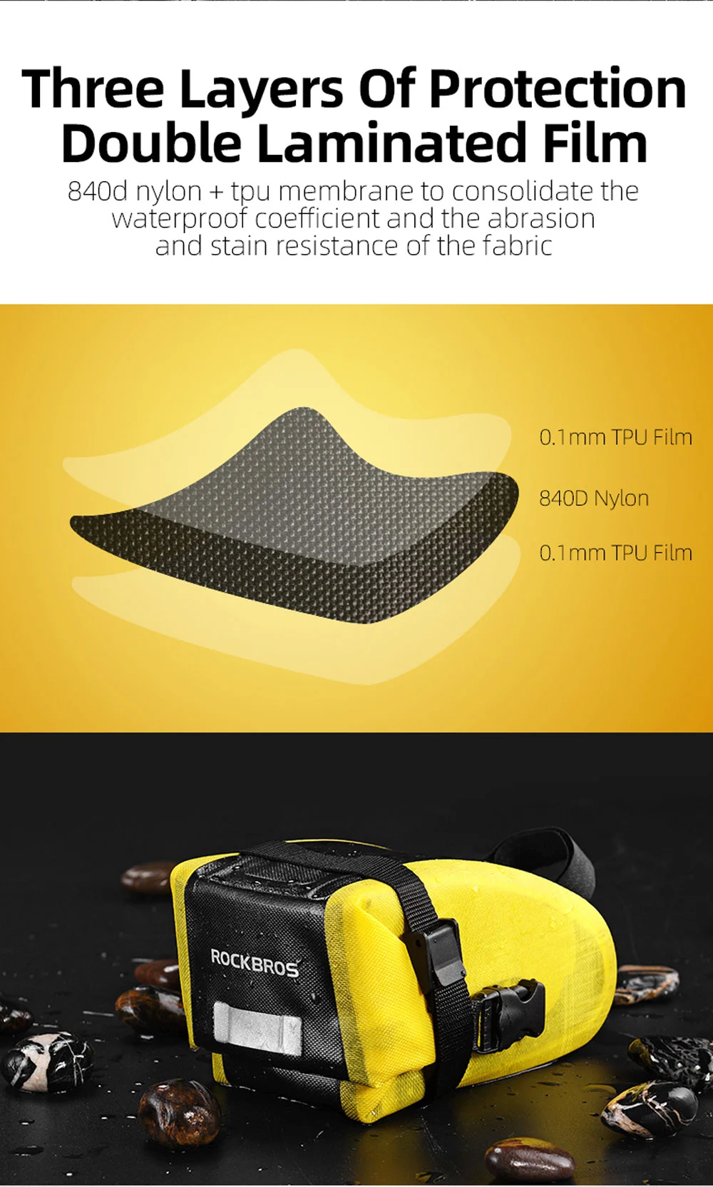 Bicycle Saddle Bag Under Seat Pack Tail Pouch