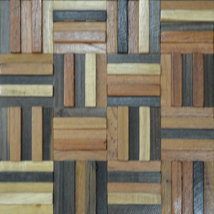 Types of Vintage Hotel Natural Wood Mosaic Wooden Wall Tile