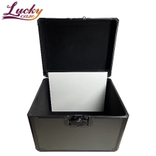 Custom Vinyl Record Carrying Case - Professional Aluminum Record Case for 50/70/100 LPs