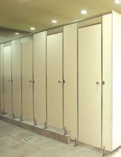 Phenolic Toilet Partition Water-proof HPL Toilet Cubicle