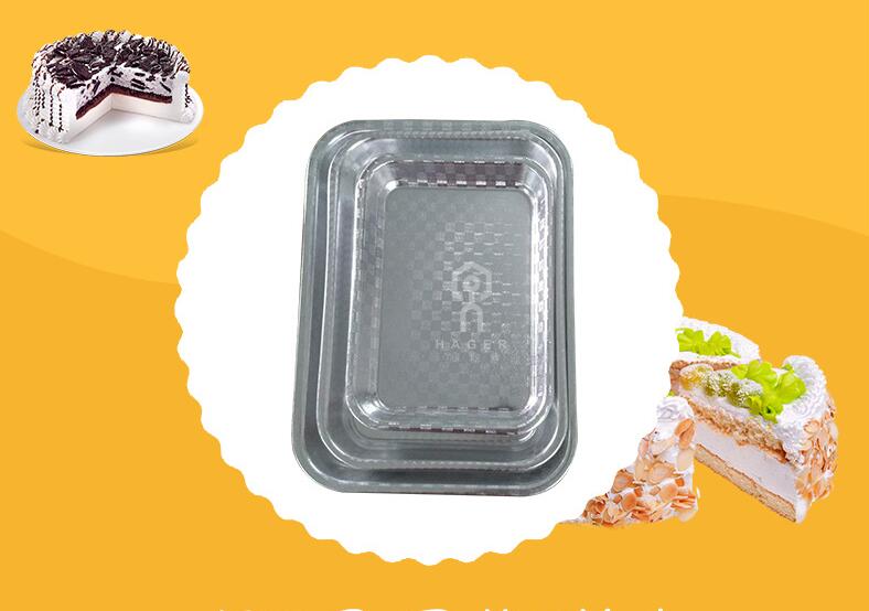 Bandeja para hornear rectangular de aleación de aluminio de 13 " 13”Aluminium Alloy Rectangular Baking Pan