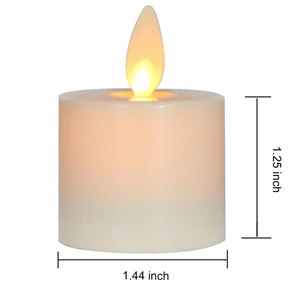 Flameless Moving Wick Led Tea Light Candles