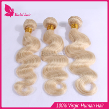 alibaba express wholesale cheap non-remy mongolian blonde body wave hair