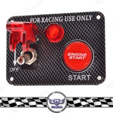 car engine start switch button panel , engine start stop button