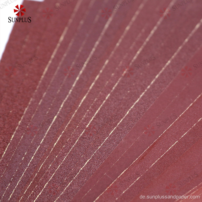 P60-2000 Automatisch abrasives Aluminium Red-Sandpapierblatt