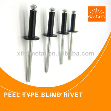 Peel Type Blind Rivets/ Peel Black Rivets
