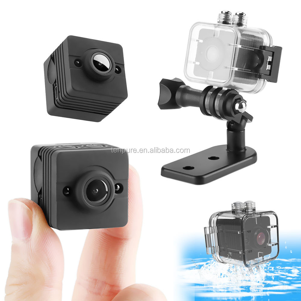 SQ12 HD 1080P Night Vision Motion Sensor Sports Outdoor DV Voice Video Recorder Action Waterproof Underwater Mini Camera Cam