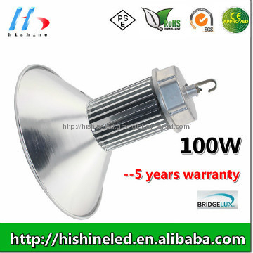 100W LED high bay light higher efficiency clean illumination