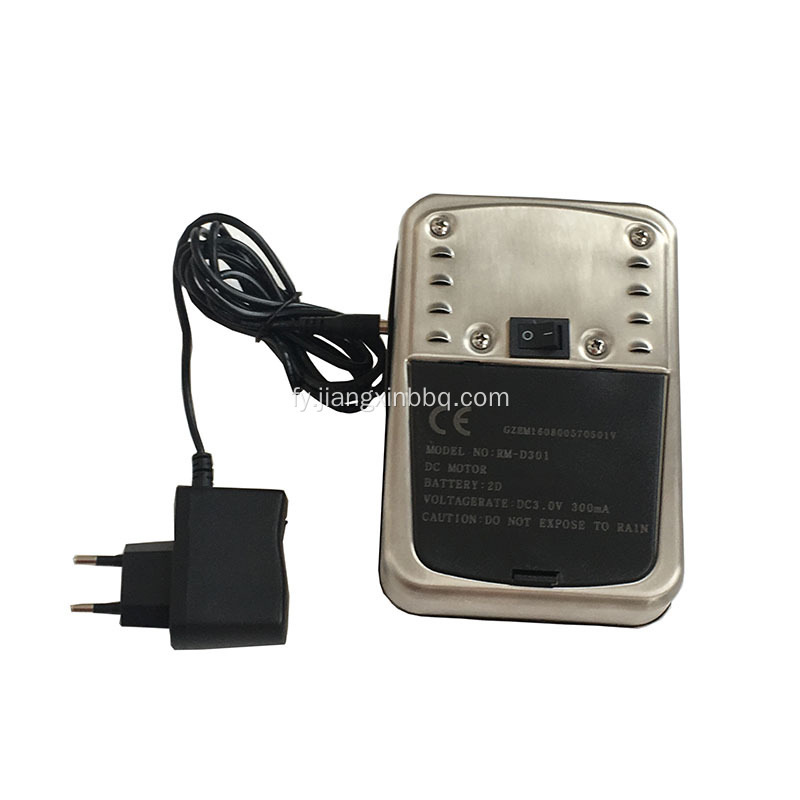 Stainless Steel Dural Betsjinne Motor Mei AC Adapter