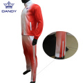 Red sublimation mens tracksuits