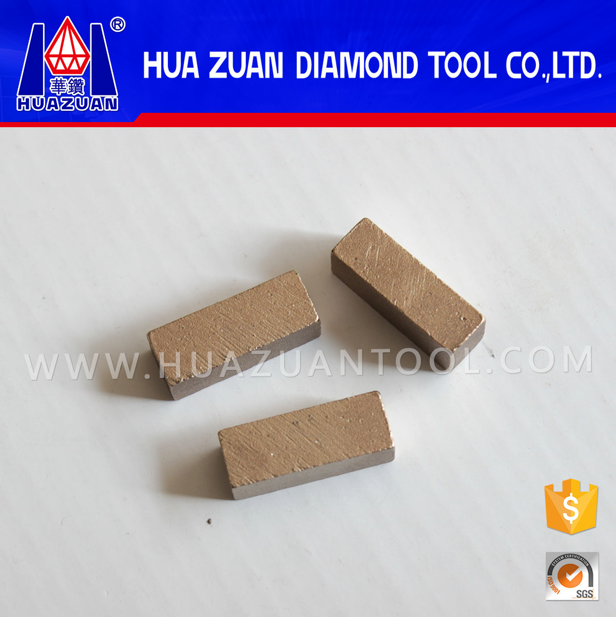 Top Quality 64inch 1600mm Diamond Segment and Diamond Tips