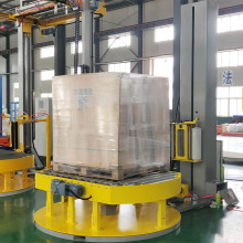 M type turntable Fully automatic pallet wrapping machine