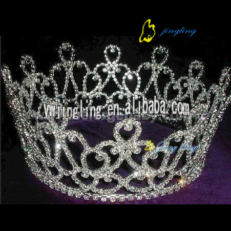 large rhinestone crown for sale