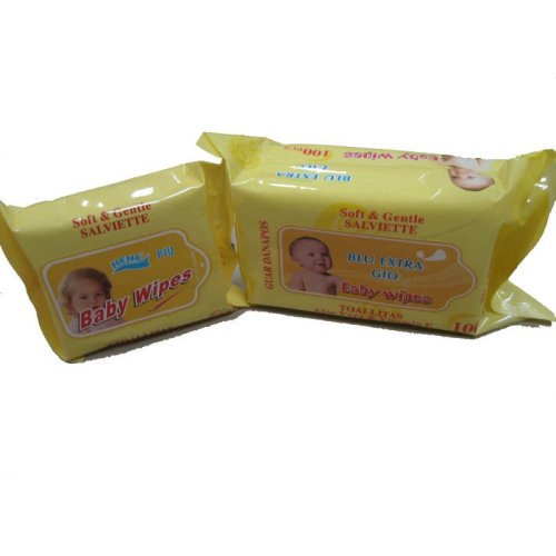 Lingettes humides en tissu biologique pour bébé